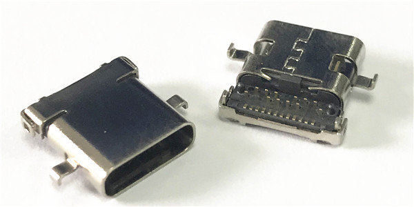 USB TYPE C沉板母座 CL0.32 H3.16mm