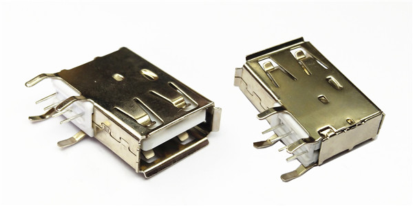 单层USB A-TYPE 90度侧插外壳(铁壳)7.1