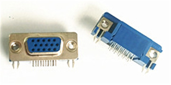 HDR 15母3点08铆附锁简易 半传统全锡 蓝胶