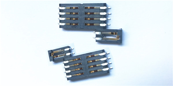 10PIN数码卡座 端子C5191半金锡G.F 塑胶黑色LCP 载带包装